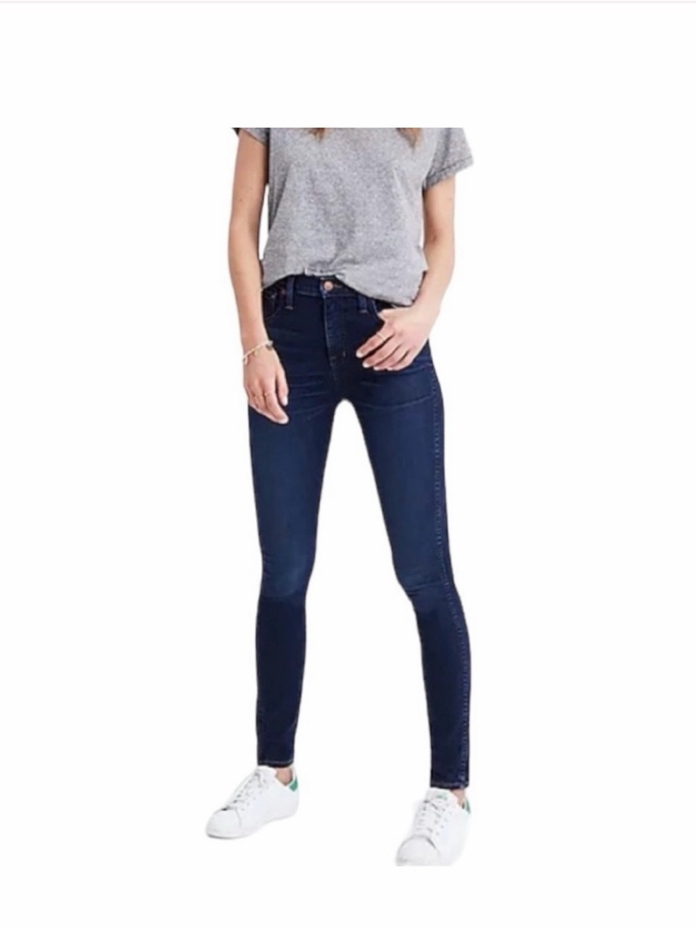 Madewell 10” High-Rise Skinny Dark Blue Jeans Size 26